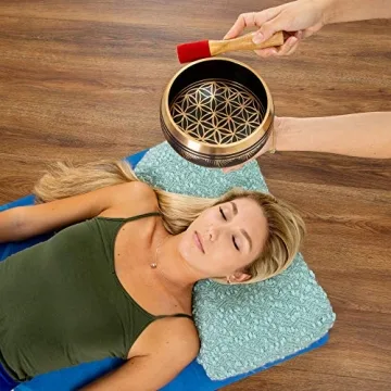 Meditative Flower of Life Singing Bowl for Relaxation