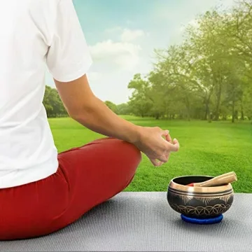 Meditative Flower of Life Singing Bowl for Relaxation