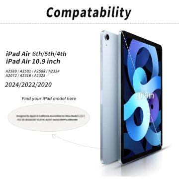 Kenke iPad Air Case with Detachable Keyboard