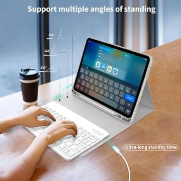 Kenke iPad Air Case with Detachable Keyboard