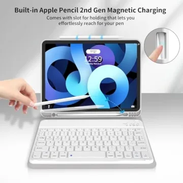 Kenke iPad Air Case with Detachable Keyboard