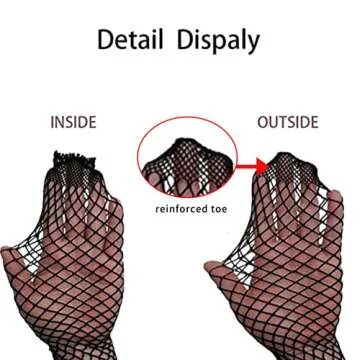 MANZI High Waist Fishnet Stockings for Women - Chic Tights