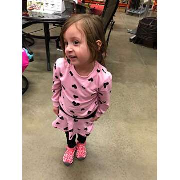 Adorable Girls Valentines Clothes Outfit Set - Stylish & Comfortable