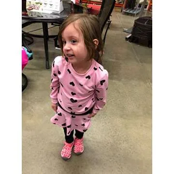 Adorable Girls Valentines Clothes Outfit Set - Stylish & Comfortable