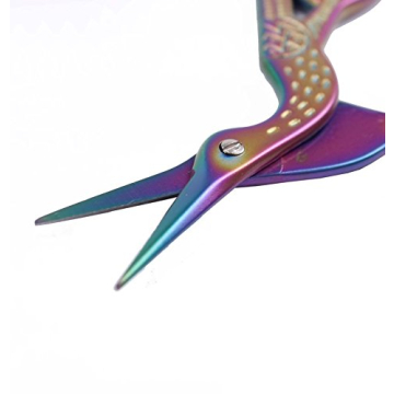 BIHRTC Crane Design Sharp Stork Scissors for Embroidery Crafts