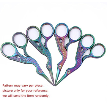 BIHRTC Crane Design Sharp Stork Scissors for Embroidery Crafts