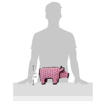 TUFFY - World's Tuffest Soft Dog Toy - Barnyard Pig- Multiple Layers. Made Durable, Strong & Tough. Interactive Play (Tug, Toss & Fetch). Machine Washable & Floats