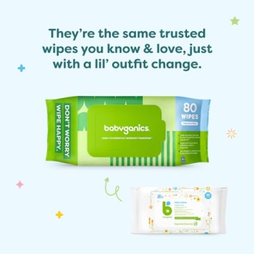 Babyganics Baby Wipes - 400 Count Organic Gentle Care