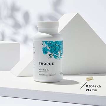 Thorne Vitamin C with Flavonoids - 180 Capsules, Immune Support