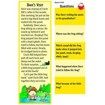 Brain Quest 1st Grade Reading Q&A Cards for Kids