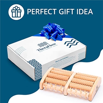 Theraflow Wooden Foot Massager Plantar Fasciitis Relief