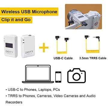 Deity Wireless Lavalier Microphone System for Content Creators