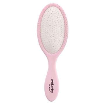 Cala Wet-N-Dry Detangling Hair Brush in Soft Pink