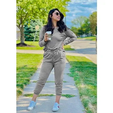 Shop PRETTYGARDEN Women's Fall 2 Piece Lounge Set