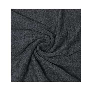 Zilcremo Women Summer Casual Maxi Dress Loose Pockets Short Sleeve Split Boho Dresses Darkgrey M