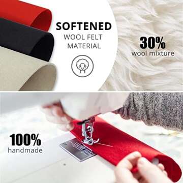 OPPOSHE Purse Organizer Insert for Handbags, Softened Felt Bag Insert Organizer for Tote, Compatible with LV, Coach, MK, Kate Spade, Goyard, Longchamp (Beige, Medium)