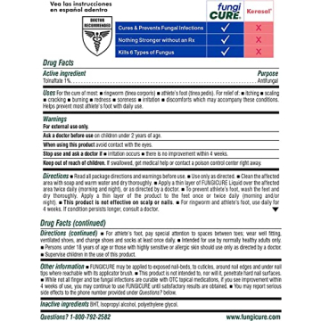 Fungicure Anti-Fungal Liquid - Maximum Strength Solution