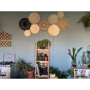ChicnChill Woven Wall Baskets - Boho Decor for Your Space