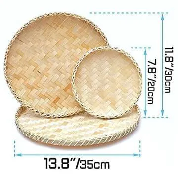 ChicnChill Woven Wall Baskets - Boho Decor for Your Space