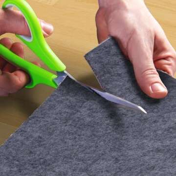 Unique Loom Uni-Luxe Dual Surface Felt and Rubber Non-Slip Rug Pad 1/4" Thick (12'x 15')