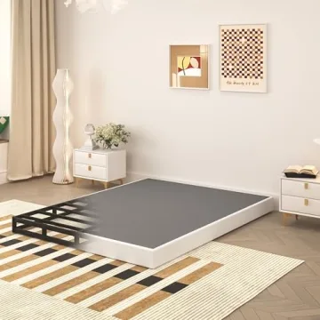 Sturdy 5 Inch Box Spring for Queen Bed, Easy Assembly, Noise-Free