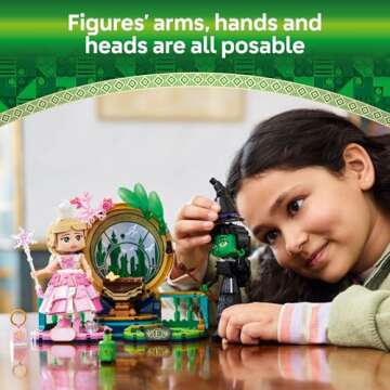 LEGO Wicked Elphaba & Glinda Figures Building Toys - Wicked Toys for Kids, Girls & Boys, Age 10+ - Buildable Wicked Dolls - Birthday Gift Idea - 75682