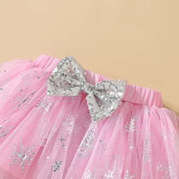 ZOELNIC Baby Girl My 1st Birthday Outfit Long Sleeve Letter Print Romper+Tutu Skirt Leg Warmers+Headband 4pcs Clothes