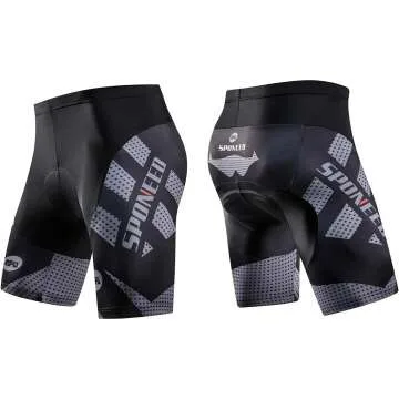 Sponeed Men's Cycling Shorts - Padded Biking Pants