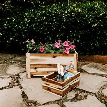 Thirteen Chefs Villa Acacia Planter Box for Gardening