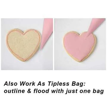 Weetiee Disposable Pastry Bags - 100 Extra Thick Set