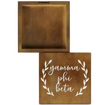 Elegant Alpha Sigma Tau Wall Art - 10" x 10" Gift for Sisters