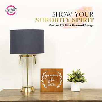 Alpha Sigma Tau Wall Art - 10" Solid Wood Decor