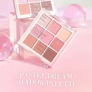 dasique Shadow Palette #04 Pastel Dream 7g I 9 Blendable Shades in Smooth Matte and Shimmer Finishes...