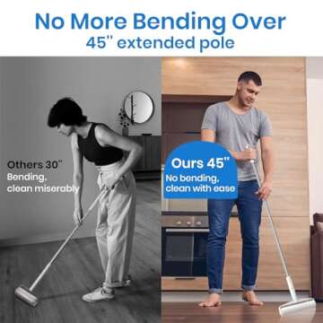 Large Lint Roller 360 Sheets - Efficient Pet Hair Removal