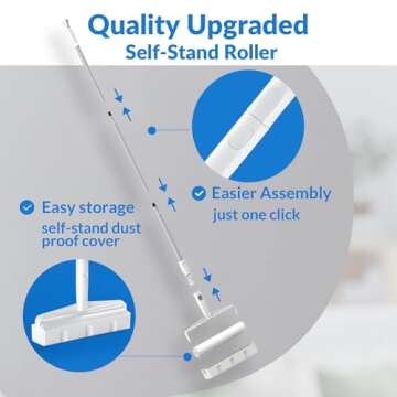 Large Lint Roller 360 Sheets - Efficient Pet Hair Removal