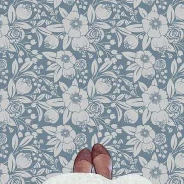 Watercolor Floral Stencil for Easy DIY Home Decor