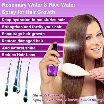 Enhance Hair Growth with GIFBEA's Rosemary Oil Serum & Spray