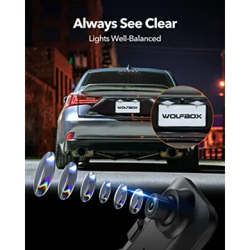 WOLFBOX G850 12" 4K Mirror Dash Cam with WiFi