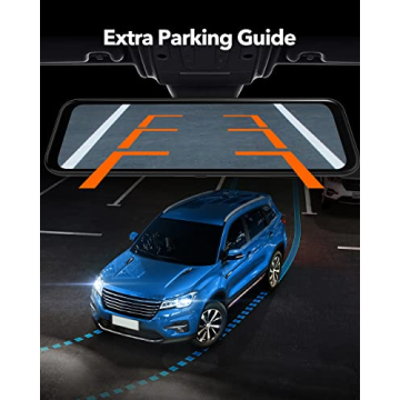 WOLFBOX G850 12" 4K Mirror Dash Cam with WiFi