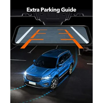 WOLFBOX G850 12" 4K Mirror Dash Cam with WiFi