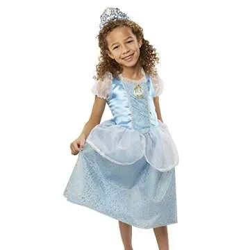 Disney Princess Cinderella Costume, Sing & Shimmer Musical Sparkling Dress, Sing-A-Long to “A Drea...