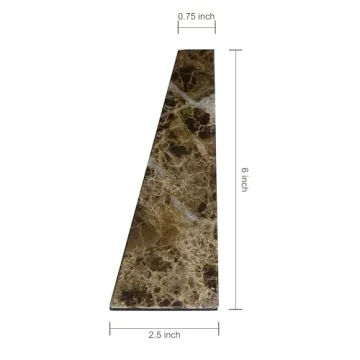 Premium Marble Bookends Set for Home or Office Decor