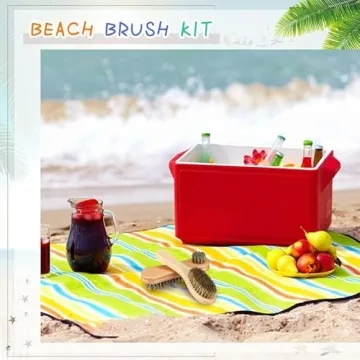 2 Pcs Sand Brush Kit for Easy Sand Removal Beach Essentials