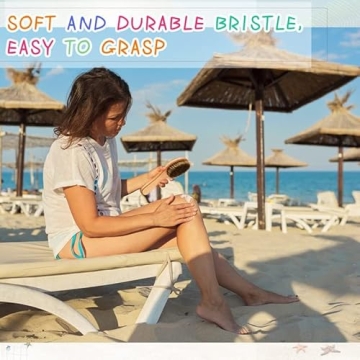 2 Pcs Sand Brush Kit for Easy Sand Removal Beach Essentials