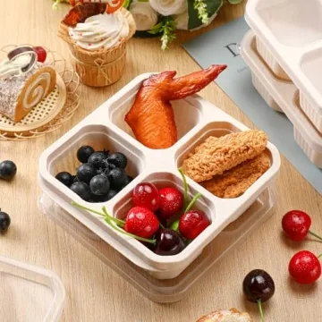 Ziliny 12 Pcs Snack Containers for Meal Prep & Travel