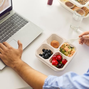 Ziliny 12 Pcs Snack Containers for Meal Prep & Travel