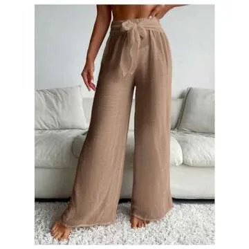 SHENHE Women's Swim Cover Up Pants for Beach Fashion