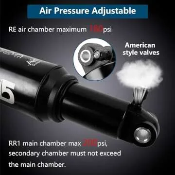 Lightweight Bike Rear Shock KS A5 for Folding & Mountain Bikes