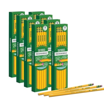 Ticonderoga Wood-Cased Pencils 96 Count Smooth Writing