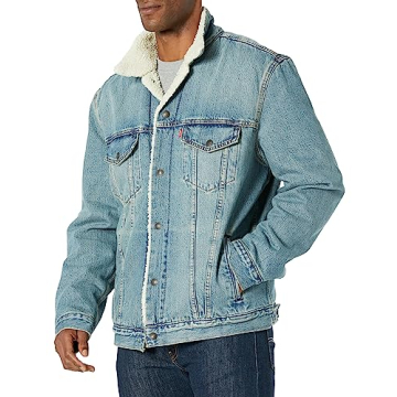 Levi's Men's Sherpa Trucker Jacket for Comfort and Style